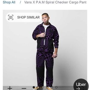 Vans X Perks and Mini Spiral Checker Cargo Pant.